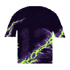 Dark football jersey with green lightning, a BetsFriends avatar item